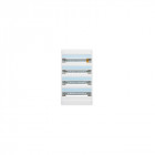 Coffret drivia 18 modules 4 rangées ip30 ik05  blanc ral9003