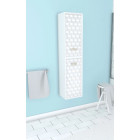 Colonne de salle de bain scandinave blanc à suspendre - h150xp25xl35cm - NORDIK TEGNINGER Aurlane - LAV486