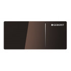 Commande déportée type 70 en verre pour réservoir Omega 12 geberit verre chococlat