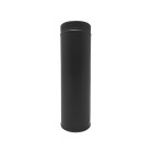 Tdpi500 conduit double paroi isolé polycombustible longueur 50 cm    noir   ø100 - à l'unité