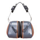 Coquilles anti-bruit hv extreme monté sur casque portwest – Orange/Gris