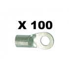 Lot de 100 cosses de diamètre 10 mm² M5 GYS 047501