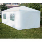 Lot de 2 cotés de tente pliable blanc mur et fenêtre