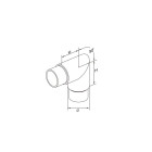 Coude 90° angulaire inox a4