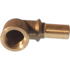 Coude bronze 90° cu m15 taraudé 15x21