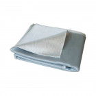 Couverture anti feu protection 1200° - 2 x 2m - fibre de silice matière textile ignifugée