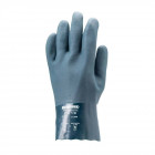 Gant de protection chimique double enduction anti-dérapante 27cm pvc - mo3720 - Vert - Taille au choix