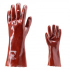 Gant de protection chimique enduit pvc actifresh - mo3636 - Rouge - Taille au choix