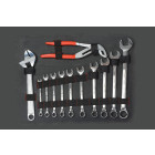Valise trolley + 136 outils SAM OUTILLAGE fermeture à clé - CP-136N