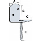 Connecteur de palissade acier (à l'unité)