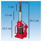 Cric bouteille hydraulique 5 tonnes Ose