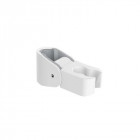 Curseur coulisse ergonomique blanc pour barre de douche diamètre 32 mm PMR