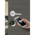 Cylindre électronique type libra smart mifare 30 x 40 mm controlé 1 côté, réversible avec clé ip54