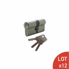 Cylindre varié satiné mat façon inox 70mm (35x35)