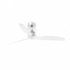 Ventilateur de plafond verre mini tube