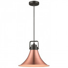 Suspension cuivre clacton 1 lumières