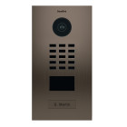 Portier vidéo ip 1 sonnette avec lecteur de badge rfid - doorbird d2101bv bronze