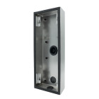 Portier vidéo ip 3 sonnettes + support saillie + 1 carillon - doorbird d2103v anthracite