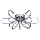 Plafonnier chromé techno   20 cm