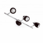 Spot noir mika 3 ampoules h14,5 cm