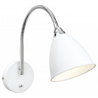 Applique bari, blanc / chrome
