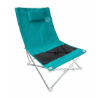 Siège de plage pliable bleu turquoise avec housse de transport - o'sun - dimensions :