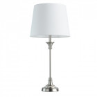 Lampe de table argentée elegance 1 ampoule 65 cm