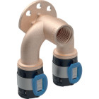 Applique double 90° FlowFit - DN. 12 / 15 - Ø 16 + Ø 16 mm - Rp. 1/2'' - GEBERIT - 620.830.00.1