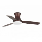 Ventilateur de plafond avec lumière marron foncé tonsay 2 ampoules