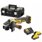 Meuleuse DEWALT Ø125mm 18V - 2 batteries 5Ah POWERSTACK - DCG405H2T-QW Meuleuse DEWALT Ø125mm 18V - 2 batteries 5Ah POWERSTACK - DCG405H2T-QW