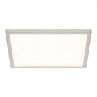 Plafonnier ceres, carré, nickel satiné, 10w