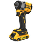 Boulonneuse à chocs 1/2' xr 18v 2ah li-ion brushless dewalt - dcf922d2t-qw