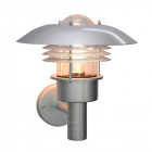 Applique malmo, acier inoxydable, argent
