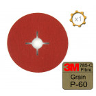 Disque fibre 3m 785 c diamètre 127 grain 60 x 1
