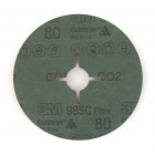 Disque fibre 3m 985 c diamètre 127 grain 80 x 5