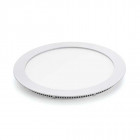 Optonica led 2461 panneau led 18w downlight rond blanc froid 6000k en verre + driver
