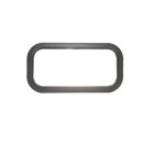 Hublot oval 610 x 203 mm pour panel 40 mm extérieur/intérieur noir
