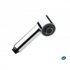 Douchette pour robinet d'évier de cuisine design moderne 2 jets chromée anticalcaire NF