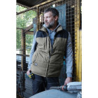 Gilet bosseur berni - kaki/noir - 3xl - 11905-012