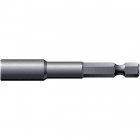 Douille 1/4'', 50 mm de long, métrique, Cote s/plats : 9 mm