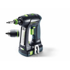 Perceuse visseuse FESTOOL C18 - 2 Batteries 18V 3.1Ah, chargeur, mandrin Centrotec - 574921