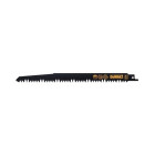 Lame cobalt 152 mm dewalt pour scies sabre sans fil bois alu - 5 pièces - dt2345