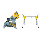 Scie à onglets radiale DEWALT 216mm DW777 + Piètement DE7033 DW777PIETEMENT