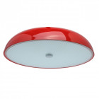 Plafonnier rouge megapolis 5 ampoules 13 cm