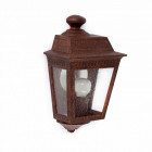 Aplique murale de jardin brun foncé argot 1 ampoule