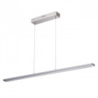 Suspension chromée techno 4 ampoules 150 cm
