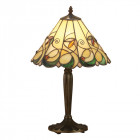 Lampe 31 cm jamelia, verre et résine