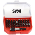 Coffret de 30 embouts de vissage 1/4' + 1 porte-embout SAM OUTILLAGE - E900-J30B