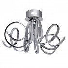 Plafonnier chromé techno   33 cm