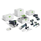Kit Combo sans fil FESTOOL Menuiserie - HKC 55 + TPC 18 + AGC 18 + TB M 137 - 578025